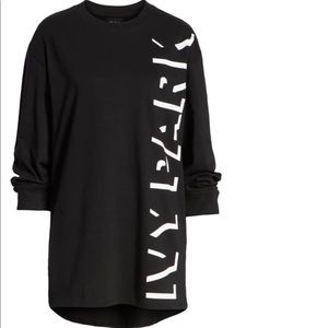 Shadow Logo Boyfriend Pullover